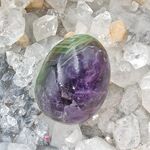 Rainbow Fluorite Gemstone Eggs