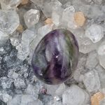 Rainbow Fluorite Gemstone Eggs