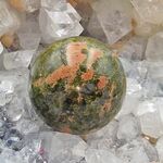 Unakite Crystal Sphere