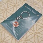 Aries Zodiac Astrology Star Sign keyring