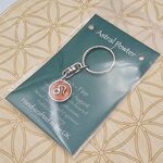 Leo Zodiac Astrology Star Sign Key Ring