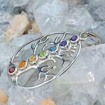 Gemstone Tree of Life Chakra Pendant