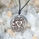 Celtic Spiral Circle Knot Pendant