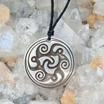 Celtic Spiral Circle Knot Pendant