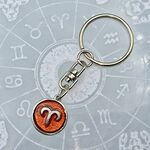 Aries Zodiac Astrology Star Sign keyring