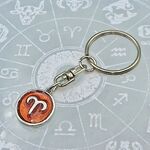 Aries Zodiac Astrology Star Sign keyring