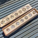 7 Piece Quartz Sacred Geometry Crystal Set