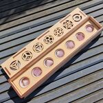 Rose Quartz Sacred Geometry Crystal Set