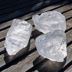 Clear Hailite Crystals
