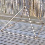 Copper Wire Frame Pyramid