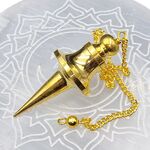 Chambered Spindle Brass Pendulum