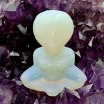 Opalite Meditating Alien