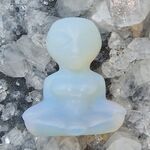 Opalite Meditating Alien