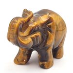 Tiger Eye Crystal Elephant