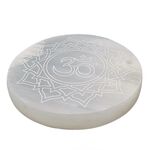 Ohm etched Selenite Plate