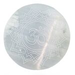 Ohm etched Selenite Plate