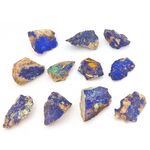 Azurite crystals