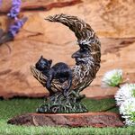 Familiar Slumbering Cat Figurine