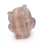 Fluorite Crystal Owl Figurine