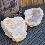 White Quartz Geode from Morocco No2a