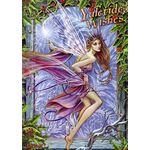 Frost Faerie Yuletide Wishes Greetings Card