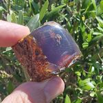 Indonesian Polished Blue Amber