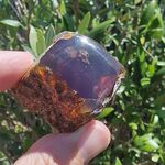 Indonesian Polished Blue Amber