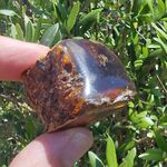 Indonesian Polished Blue Amber