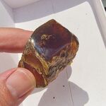 Indonesian Polished Blue Amber