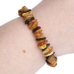 Mixed Amber Chip Bracelet