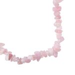 Rose Quartz Chip Necklace 18 inch