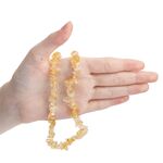 Citrine Chip Necklace 18 inch