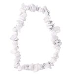 White Howlite Chip Bracelet