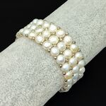 Pearl Triple String Bracelet