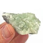 Green Prehnite Crystal Group No11