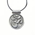 Ohm Pewter Pendant