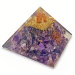 Amethyst Organite Pyramid 70mm