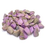 Purple Stichtite with Serpentine Tumble Stones