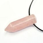 Rose Quartz Piont Pendant Side Drilled