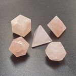 Sacred Geometry Crystal Set Rose Quartz