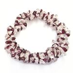 Garnet Triple Chip Bracelet