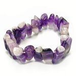 Amethyst Chevron Bracelet