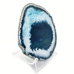 Large Teal Agate Slice No1