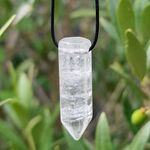 Quartz Piont Pendant Side Drilled