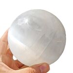 Large Satin Spar Selenite Sphere