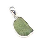 Genuine Green Moldavite Pendant #105