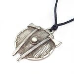 Viking Long Axe Shield Pendant