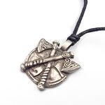 Viking Axe Shield Pendant