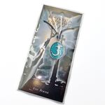 Ohm Aqua Enamel Pendant