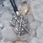 Viking Axe Shield Pendant